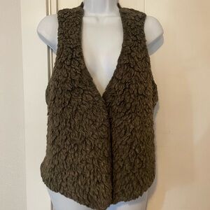 Fever Brown Textured Vest